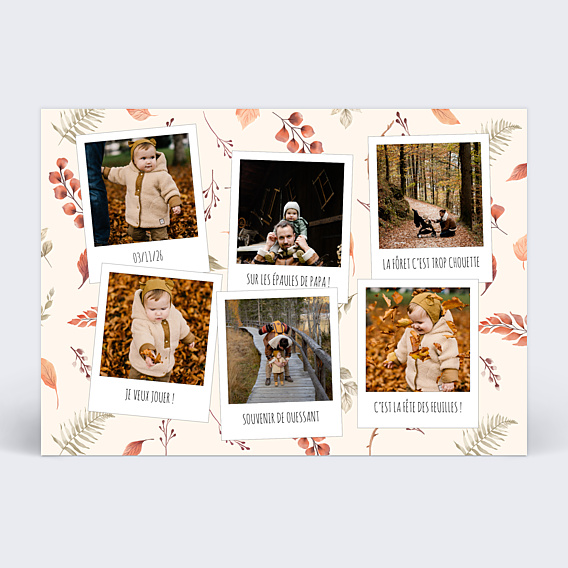 Carte postale Feuilles d’Automne