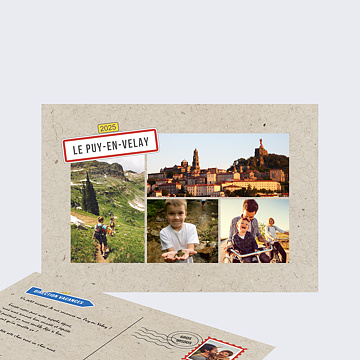 Carte Postale Direction Vacances