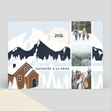 Carte Postale Chalet à la montagne
