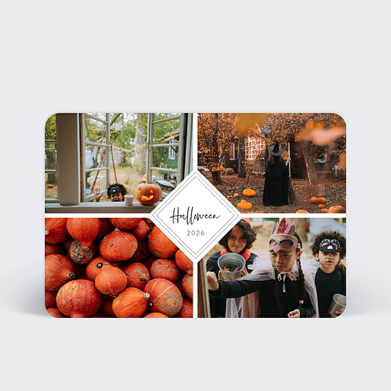 Carte Postale Charme Classique Halloween