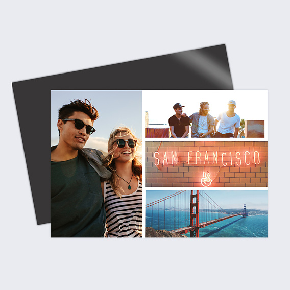 Carte postale multiphoto 1-3 horizontale