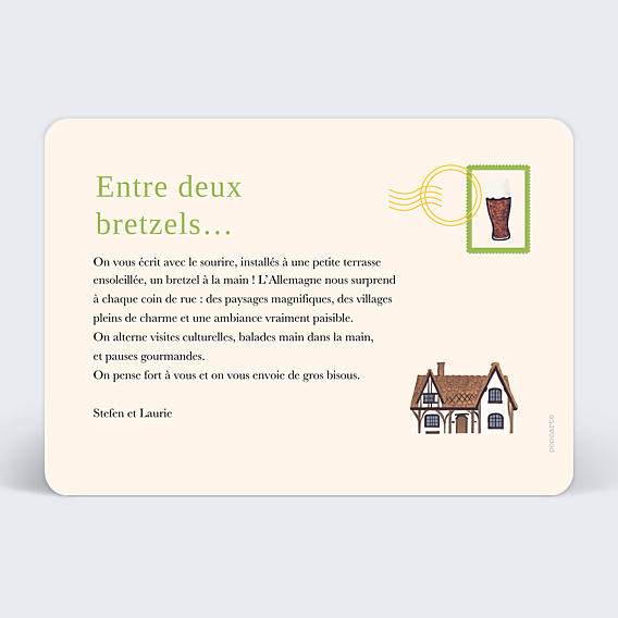 Carte Postale Pêle Mêle Allemagne
