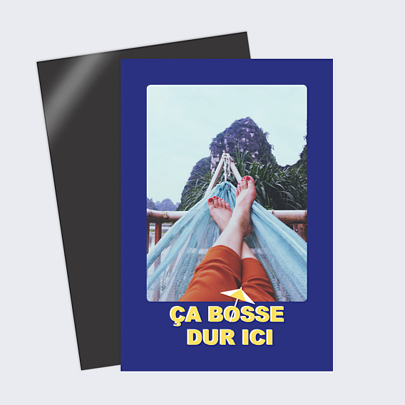 Carte Postale Ça bosse dur