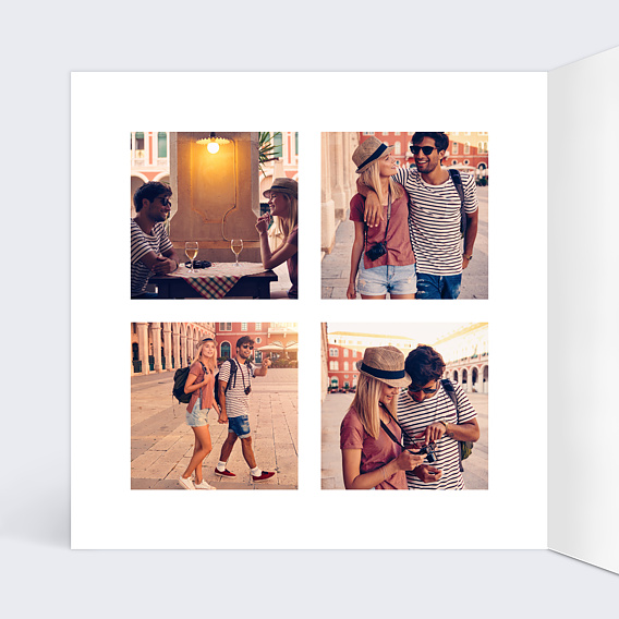 Carte postale Glace à la Vanille Intérieur Gauche