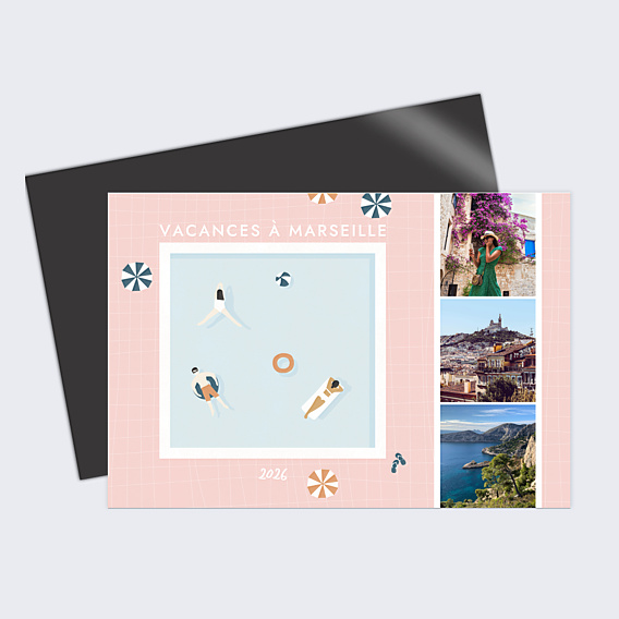 Carte Postale Pool
