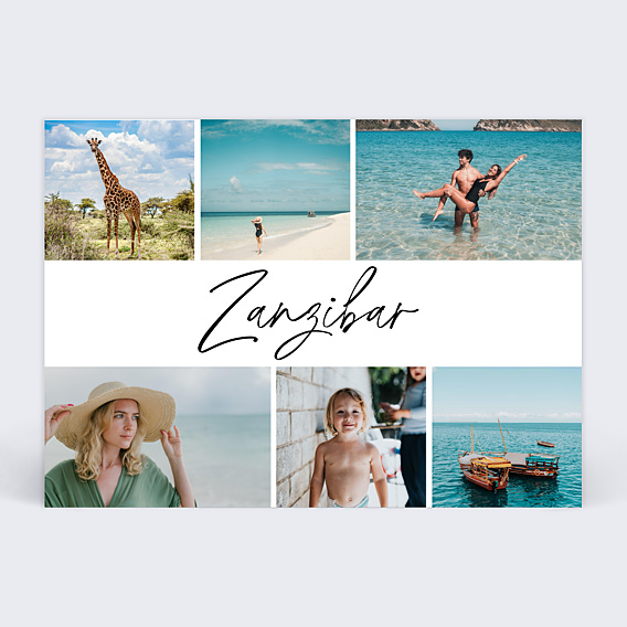 Carte postale Escale Tropicale