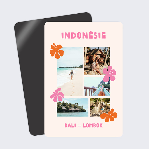 Carte Postale Fleurs d'Hibiscus