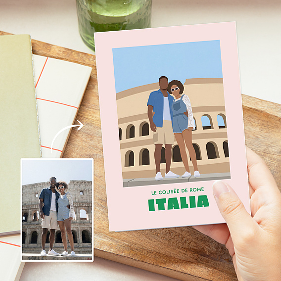 Carte Postale Paysage minimaliste