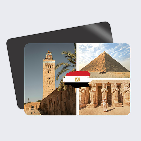 Carte Postale Drapeau Égypte
