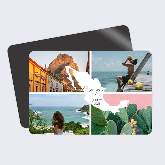 Carte postale Étiquette Mexique