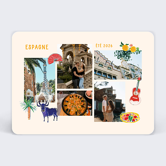 Carte postale Pêle Mêle Espagne