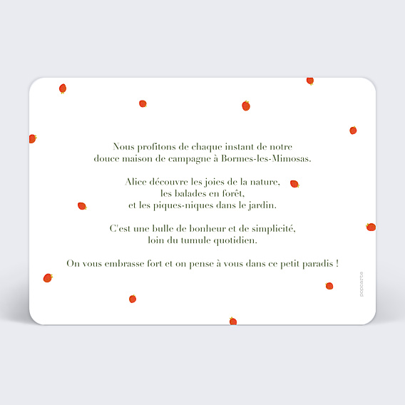 Carte Postale Pattern Printemps