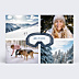 Carte Postale Masque de Ski