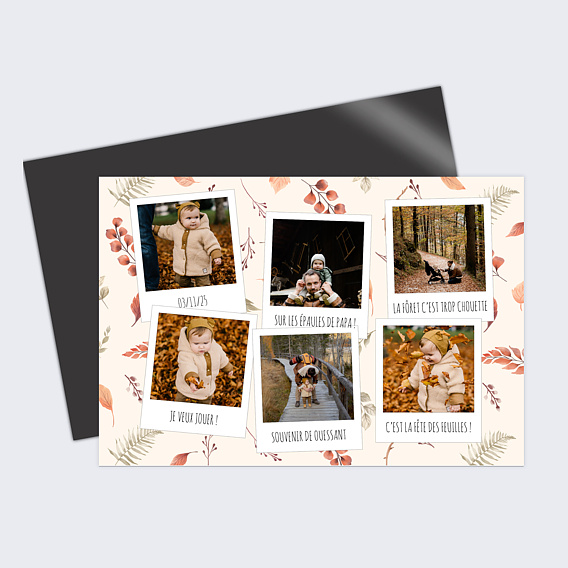 Carte postale Feuilles d’Automne