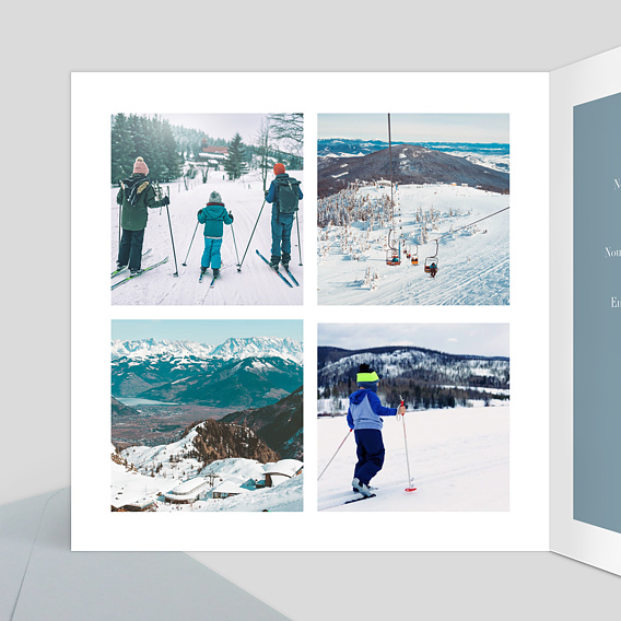 Carte postale Patinoire Intérieur Gauche