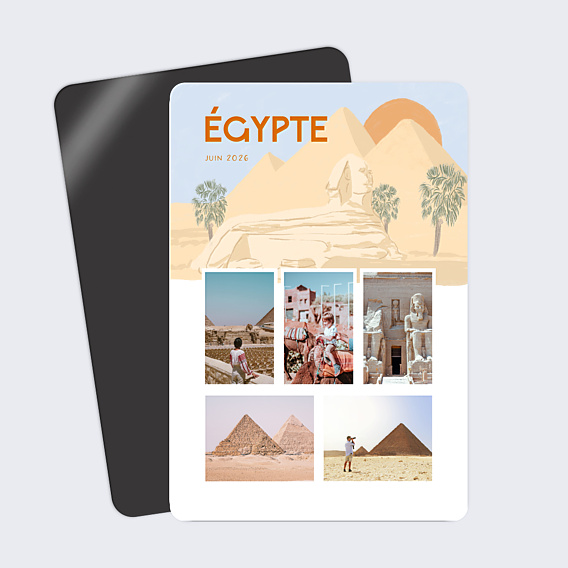 Carte Postale Égypte Illustré