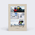 Carte postale Hiver Chiné 4 Photos