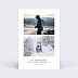 Carte postale Hiver Polaroïd Simple II