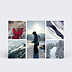 Carte postale Multiphotos 5 Photos Hiver