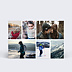 Carte postale Multiphotos 6 Photos Montagne