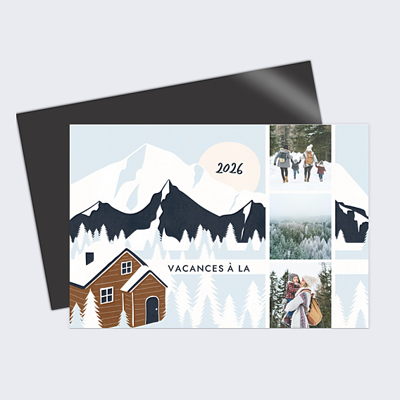 Carte Postale Chalet à la montagne