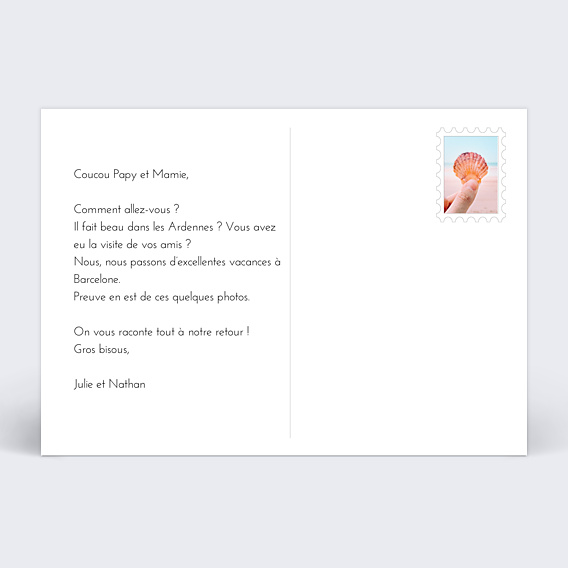 Carte Postale Multiphoto 5 photos