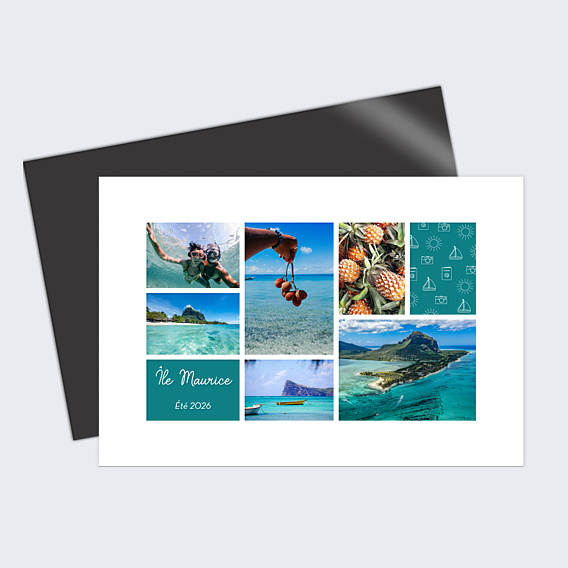 Carte Postale Motif Estival