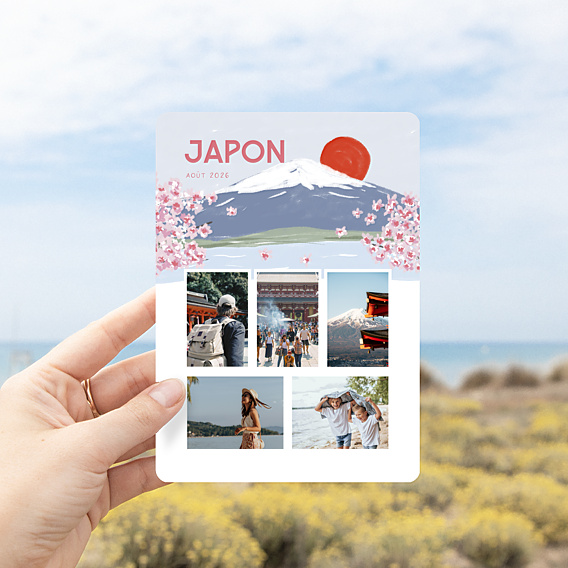 Carte Postale Japon Illustré