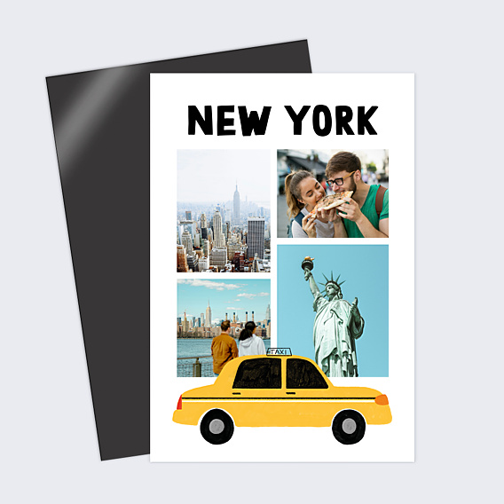 Carte Postale Taxi New Yorkais