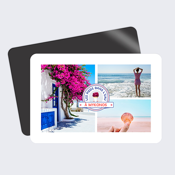 Carte Postale Tampon Vacances