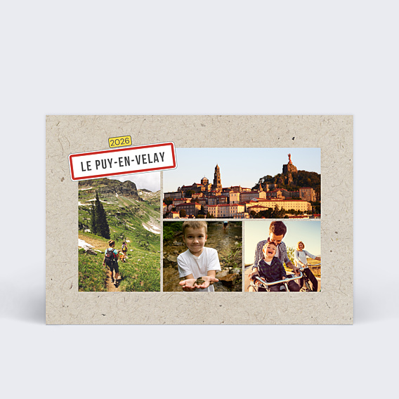 Carte Postale Direction Vacances