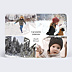 Carte Postale Etiquette Flocon