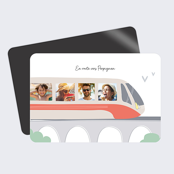 Carte Postale Tchou Tchou