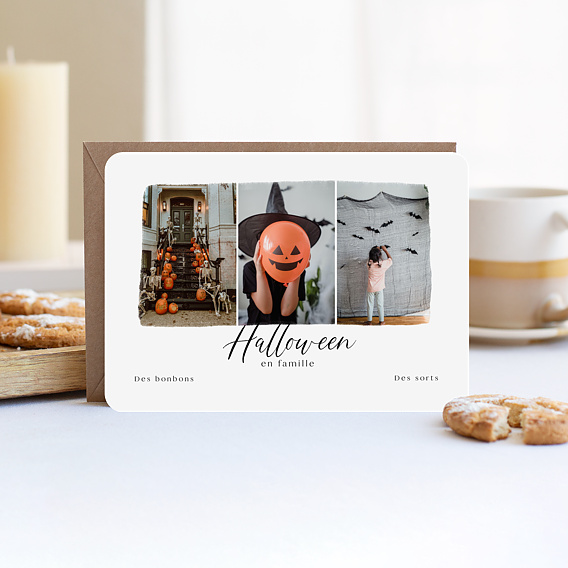 Carte postale Triptyque Halloween Après 1