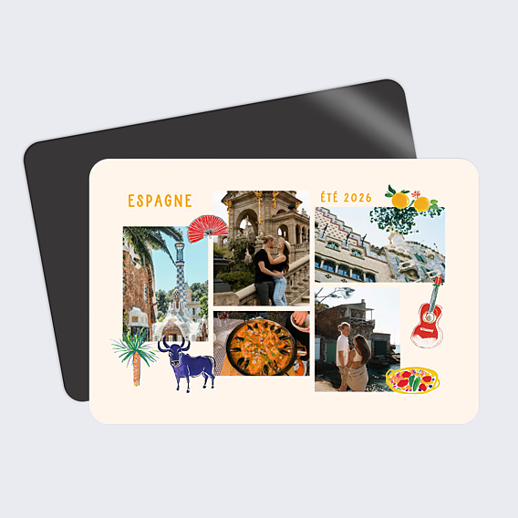 Carte Postale Pêle Mêle Espagne