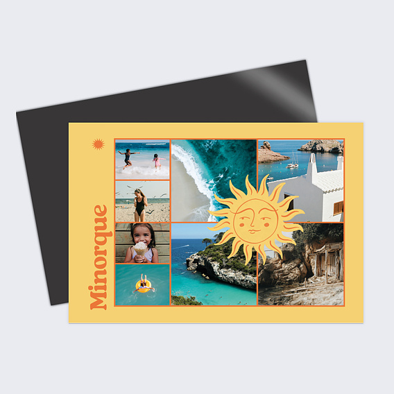 Carte postale Soleil Dansant