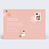 Carte Postale Motif Flocon