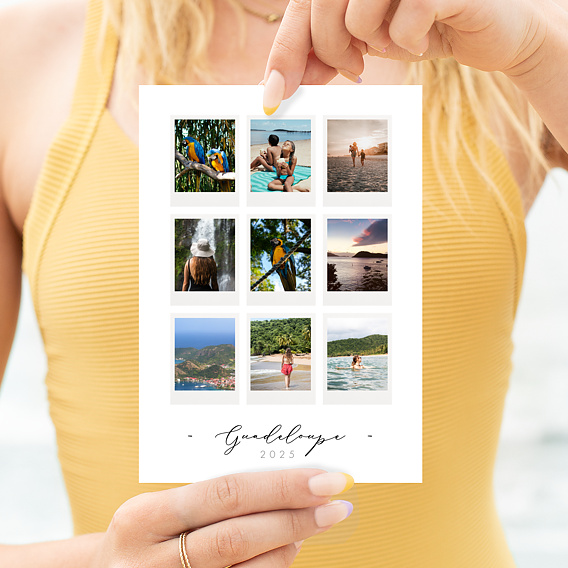 Carte postale Pêle-Mêle Polaroid Après 1