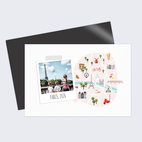Carte Postale Souvenirs de Paris