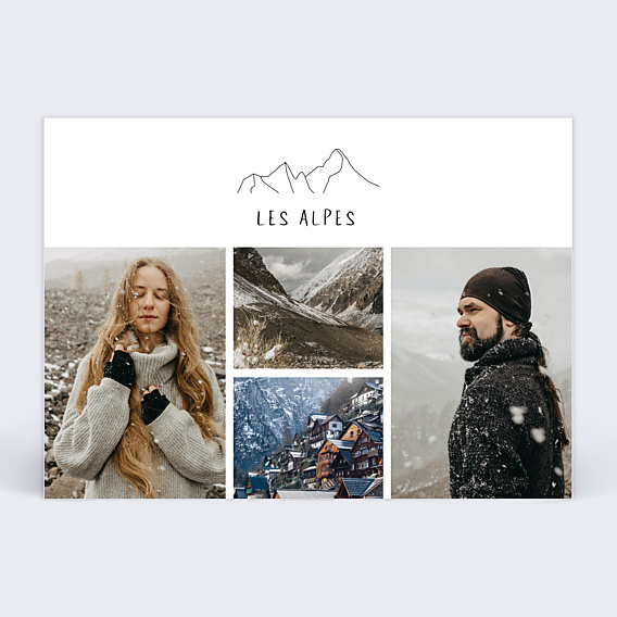 Carte Postale Montagne Paysage