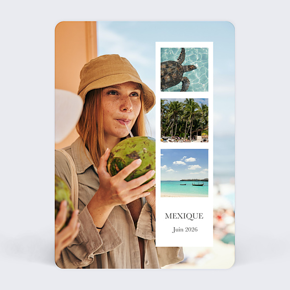 Carte Postale Photomaton Portrait