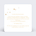 Carte postale Golden dots Verso