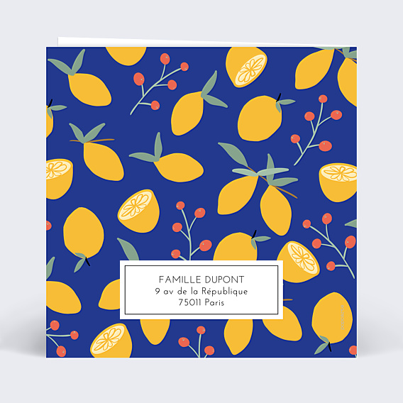 Carte Postale Citrons