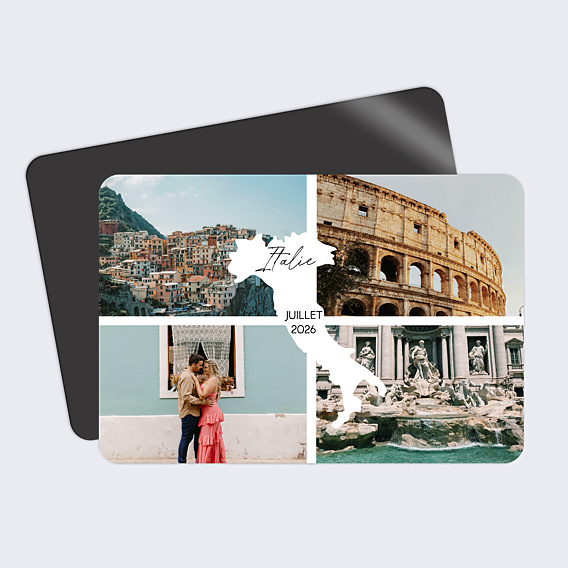 Carte Postale Etiquette Italie