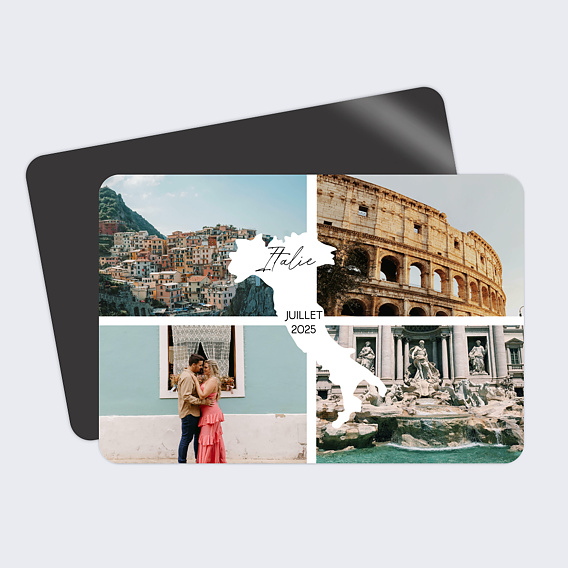 Carte postale Etiquette Italie