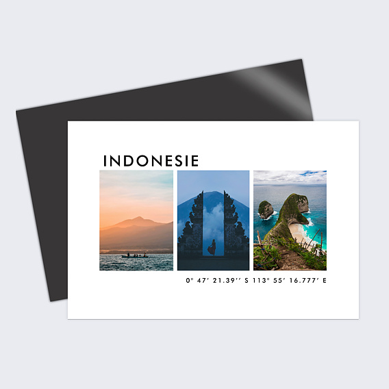 Carte postale Géolocalisation 3 Photos