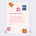 Carte Postale Fleurs d'Hibiscus