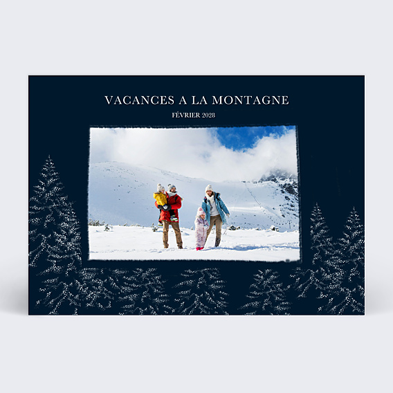 Carte postale Sous la neige II