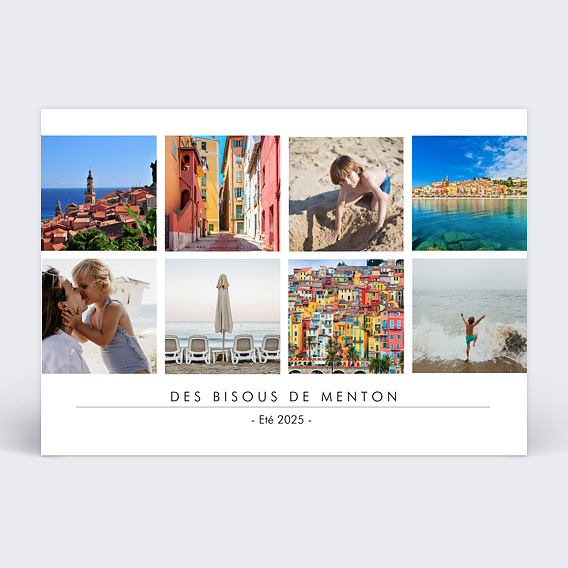 Carte postale Grande Grille Recto