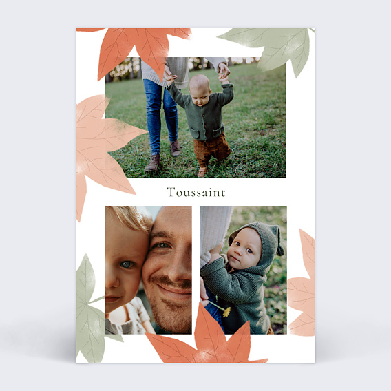 Carte postale Toussaint Recto